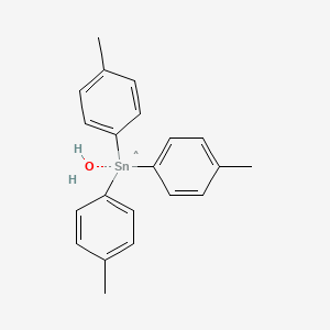 molecular formula C21H23OSn B3132905 Tri-P-tolylhydroxytin CAS No. 38049-84-2