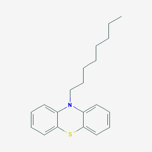 molecular formula C20H25NS B3132949 10-Octyl-10H-phenothiazine CAS No. 38076-72-1