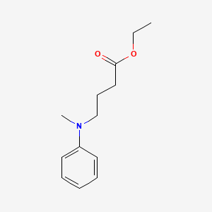 molecular formula C13H19NO2 B3132976 ethyl 4-(Methyl(phenyl)amino)butanoate CAS No. 38113-78-9