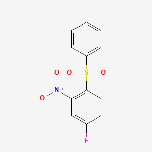 5-Fluoro-2-phenylsulfonylnitrobenzene
