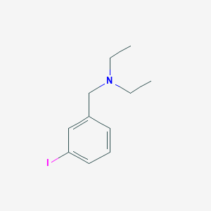 molecular formula C11H16IN B3133027 N,N-Diethyl-N-(3-iodobenzyl)amine CAS No. 382153-04-0