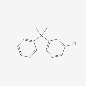 molecular formula C15H13Cl B3133049 2-chloro-9,9-dimethyl-9H-fluorene CAS No. 382602-31-5