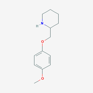 2-[(4-Methoxyphenoxy)methyl]piperidine