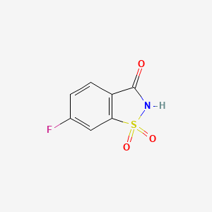 6-fluorobenzo[d]isothiazol-3(2H)-one 1,1-dioxide