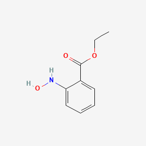 molecular formula C9H11NO3 B3133260 Ethyl 2-(hydroxyamino)benzoate CAS No. 38476-40-3
