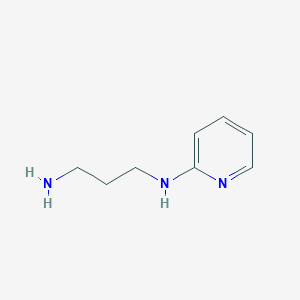 molecular formula C8H13N3 B3133312 N-(3-aminopropyl)pyridin-2-amine CAS No. 38585-73-8