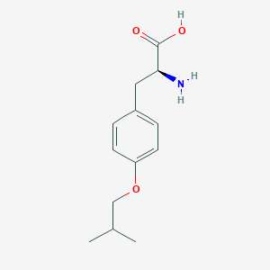 molecular formula C13H19NO3 B3133319 O-(2-甲基丙基)-L-酪氨酸 CAS No. 38589-89-8