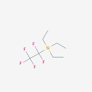 molecular formula C8H15F5Si B3133349 Pentafluoroethyltriethylsilane CAS No. 386703-92-0