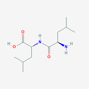 molecular formula C12H24N2O3 B3133351 D-leucyl-D-leucine CAS No. 38689-30-4