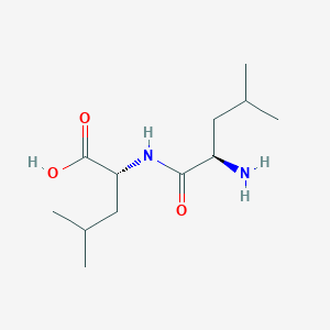 molecular formula C12H24N2O3 B3133351 D-亮氨酰-D-亮氨酸 CAS No. 38689-30-4