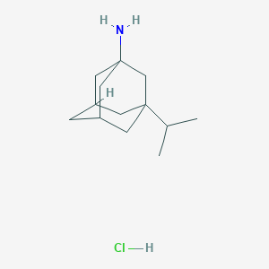 molecular formula C13H24ClN B3133375 (3-Isopropyl-1-adamantyl)amine hydrochloride CAS No. 38789-54-7