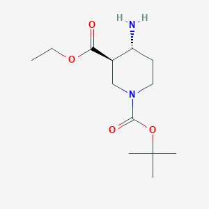(3R,4R)-1-tert-butyl 3-ethyl 4-aminopiperidine-1,3-dicarboxylate