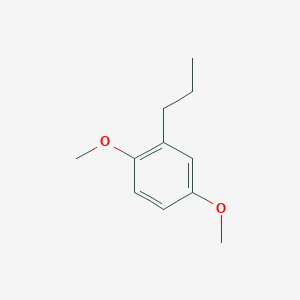 molecular formula C11H16O2 B3133397 1,4-二甲氧基-2-丙基苯 CAS No. 38843-85-5