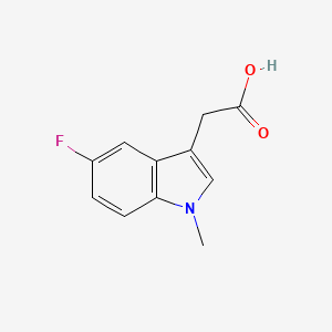 molecular formula C11H10FNO2 B3133406 5-氟-1-甲基吲哚-3-乙酸 CAS No. 388574-15-0