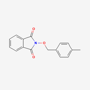molecular formula C16H13NO3 B3133420 2-((4-Methylbenzyl)oxy)isoindoline-1,3-dione CAS No. 38936-61-7
