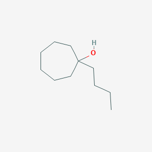 molecular formula C11H22O B3133432 1-Butylcycloheptan-1-ol CAS No. 3898-34-8