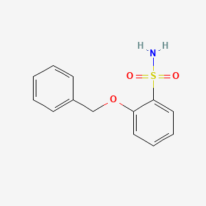 molecular formula C13H13NO3S B3133474 2-(Benzyloxy)benzenesulfonamide CAS No. 39082-29-6