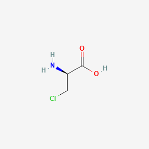 molecular formula C3H6ClNO2 B3133523 3-chloro-D-alanine CAS No. 39217-38-4
