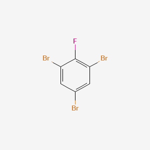 molecular formula C6H2Br3F B3133544 1,3,5-Tribromo-2-fluorobenzene CAS No. 3925-78-8
