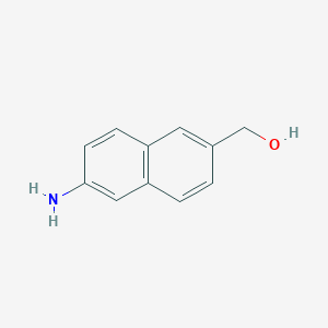 molecular formula C11H11NO B3133556 (6-Aminonaphthalen-2-yl)methanol CAS No. 393522-70-8