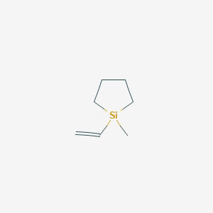 molecular formula C7H14Si B3133591 1-Vinyl-1-methylsilacyclopentane CAS No. 3944-18-1