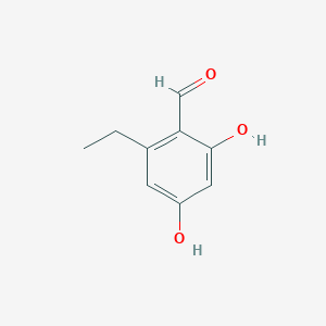 molecular formula C9H10O3 B3133630 2-Ethyl-4,6-dihydroxybenzaldehyde CAS No. 39503-15-6