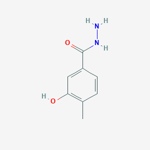 molecular formula C8H10N2O2 B3133672 3-Hydroxy-4-methylbenzohydrazide CAS No. 39635-23-9