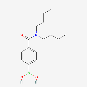 molecular formula C15H24BNO3 B3133716 [4-[(二丁基氨基)羰基]苯基]硼酸 CAS No. 397843-66-2