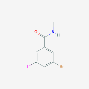 B3133757 3-bromo-5-iodo-N-methylbenzamide CAS No. 398151-45-6