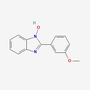 molecular formula C14H12N2O2 B3133917 2-(3-methoxyphenyl)-1H-1,3-benzimidazol-1-ol CAS No. 400075-30-1