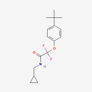 2-(4-tert-butylphenoxy)-N-(cyclopropylmethyl)-2,2-difluoroacetamide