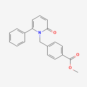 methyl 4-{[2-oxo-6-phenyl-1(2H)-pyridinyl]methyl}benzenecarboxylate