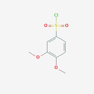 molecular formula C8H9ClO4S B031341 3,4-二甲氧基苯磺酰氯 CAS No. 23095-31-0