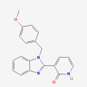 3-[1-(4-methoxybenzyl)-1H-1,3-benzimidazol-2-yl]-2(1H)-pyridinone