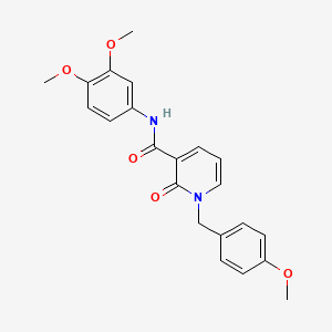 N-(3,4-dimethoxyphenyl)-1-(4-methoxybenzyl)-2-oxo-1,2-dihydro-3-pyridinecarboxamide