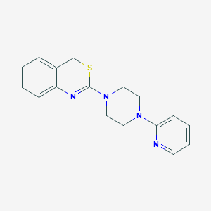 molecular formula C17H18N4S B3134291 2-[4-(2-pyridinyl)piperazino]-4H-3,1-benzothiazine CAS No. 400078-65-1