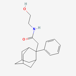 molecular formula C20H27NO2 B3134298 N-(2-hydroxyethyl)-2-(2-phenyl-2-adamantyl)acetamide CAS No. 400078-87-7