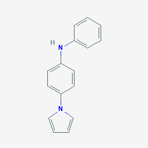 molecular formula C16H14N2 B313434 N-phenyl-4-(1H-pyrrol-1-yl)aniline 