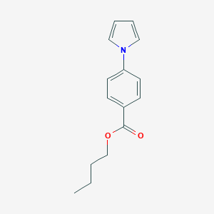 molecular formula C15H17NO2 B313435 butyl 4-(1H-pyrrol-1-yl)benzoate 