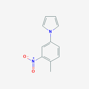 molecular formula C11H10N2O2 B313436 1-(4-methyl-3-nitrophenyl)-1H-pyrrole 