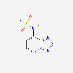 molecular formula C7H8N4O2S B3134629 N-[1,2,4]triazolo[1,5-a]pyridin-8-ylmethanesulfonamide CAS No. 400081-70-1