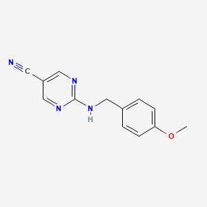 2-[(4-Methoxybenzyl)amino]-5-pyrimidinecarbonitrile