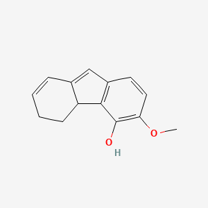 molecular formula C14H14O2 B3135027 6-methoxy-4,4a-dihydro-3H-fluoren-5-ol CAS No. 400085-67-8