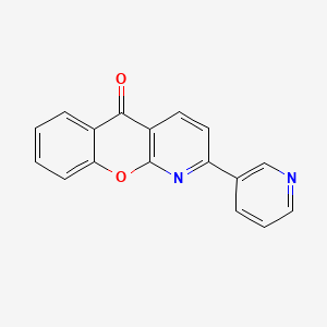 2-(3-pyridinyl)-5H-chromeno[2,3-b]pyridin-5-one