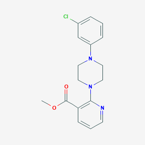 Methyl 2-[4-(3-chlorophenyl)piperazin-1-yl]pyridine-3-carboxylate