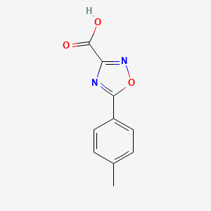 molecular formula C10H8N2O3 B3135203 5-(4-methylphenyl)-1,2,4-oxadiazole-3-carboxylic Acid CAS No. 400087-07-2