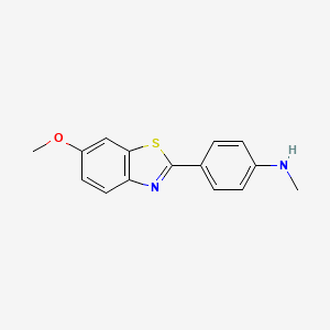 6-Methoxy-2-(4-methylaminophenyl)benzothiazole