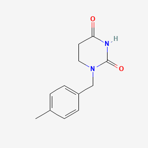 molecular formula C12H14N2O2 B3135603 1-(4-Methylbenzyl)dihydropyrimidine-2,4(1H,3H)-dione CAS No. 4020-19-3