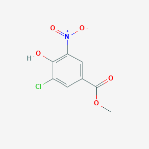 B3135627 Methyl 3-chloro-4-hydroxy-5-nitrobenzoate CAS No. 40256-81-3