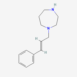 molecular formula C14H20N2 B3135739 1-Cinnamyl-1,4-diazepane CAS No. 40389-68-2